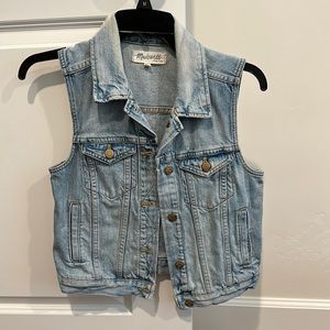Madewell Jean Vest